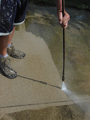 pressure washing